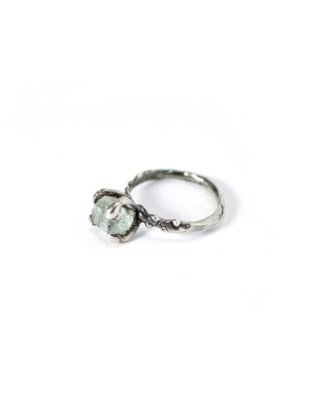 Anello cristallo acquamarina naturale