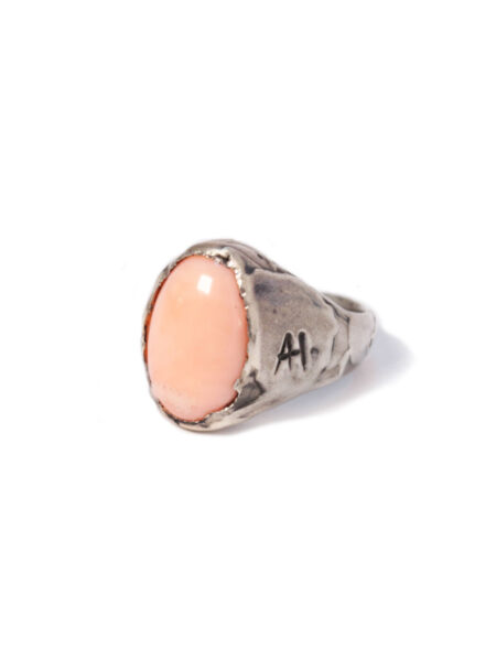 Anello corallo rosa - serie fusion - Arlo Haisek