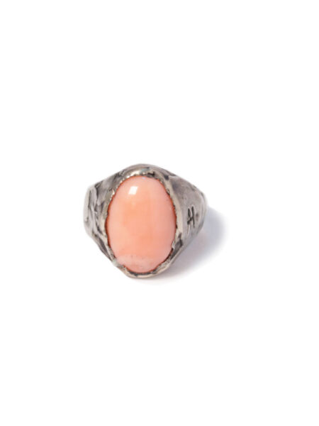 Anello corallo rosa - serie fusion - Arlo Haisek